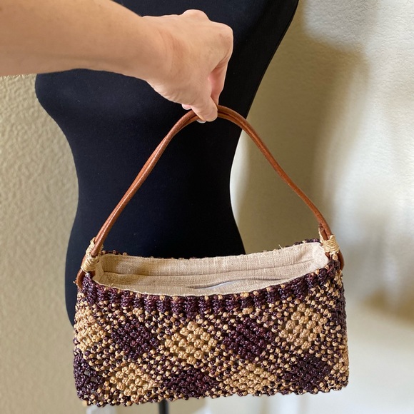 Woven Raffia Handbag - Picture 2 of 7